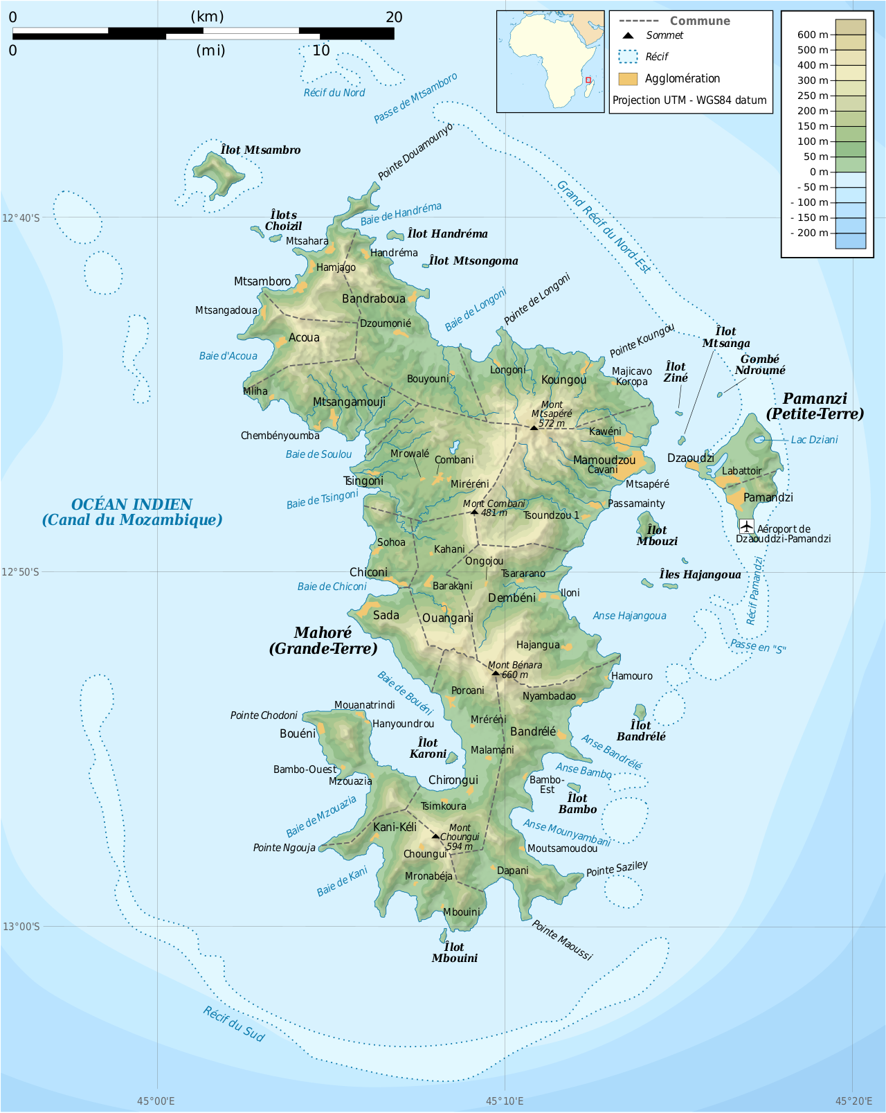 Carte de Mayotte par Rémi Kaupp