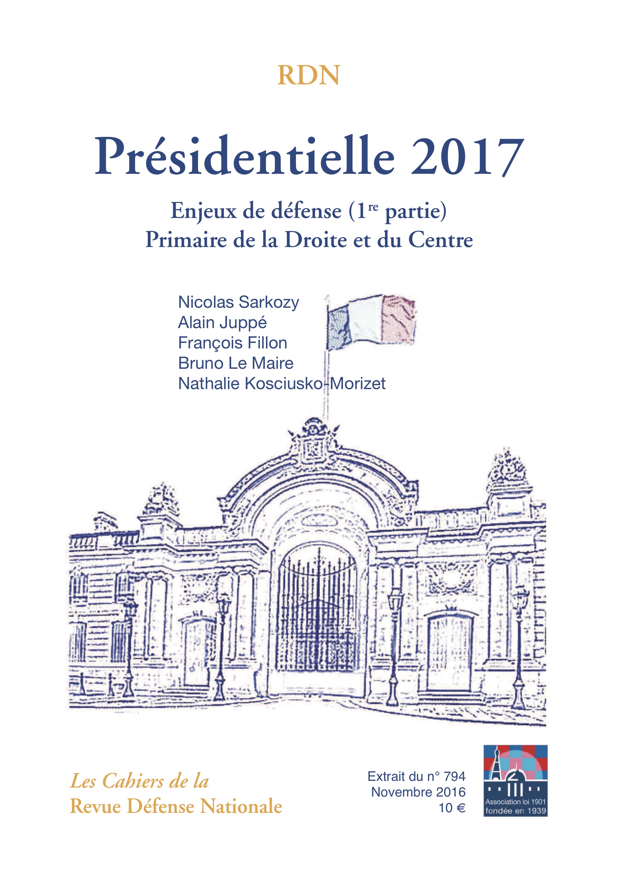 CAH052 - Présidentielle 2017 - Enjeux de défense (1) Primaire de la Droite et du Centre