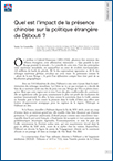 Quel est l’impact de la présence chinoise sur la politique étrangère de Djibouti ? (T 897)
