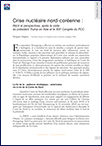 Crise nucléaire nord-coréenne : Récit et perspectives, après la visite du président Trump en Asie et le XIXe Congrès du PCC (T 949)
