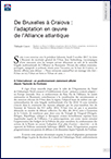 De Bruxelles à Craiova : l’adaptation en œuvre de l’Alliance atlantique (T 951)
