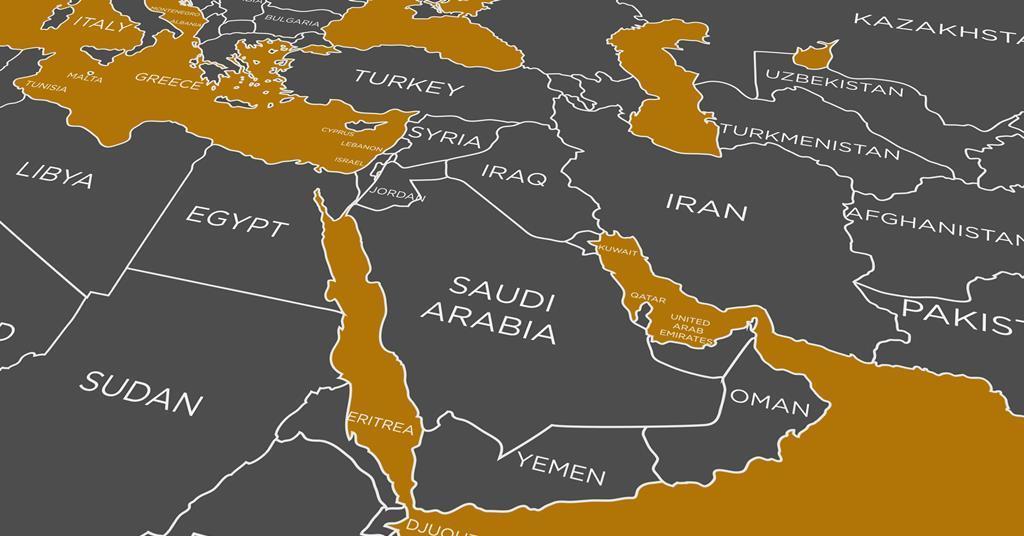 Middle East Map (ibc.com)